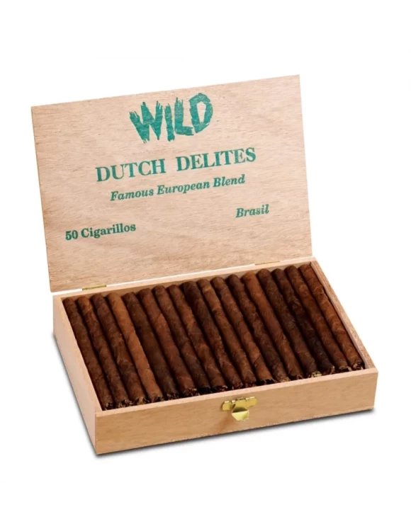 Сигариллы Dutch Delites Wild Brasil 50 деревянная коробка