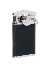 Зажигалка Lubinski "Палермо" кремневая турбо, двойное пламя, черная