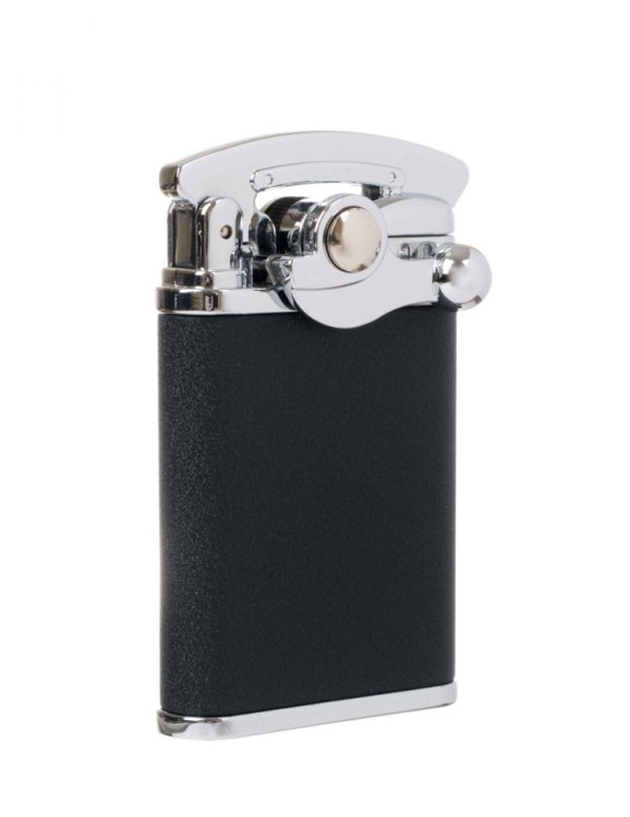 Зажигалка Lubinski "Палермо" кремневая турбо, двойное пламя, черная