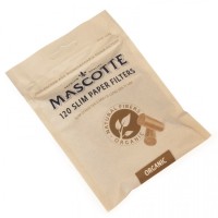 Фильтр для самокруток MASCOTTE Slim Paper X-Long Organic 120, 6мм