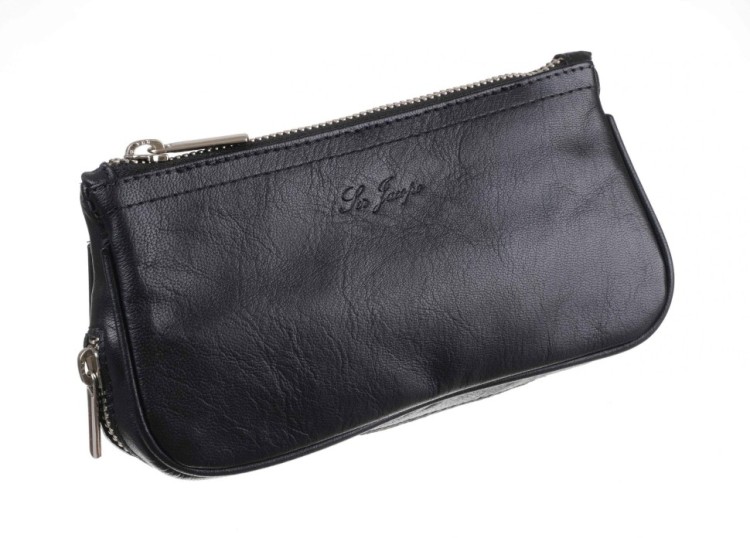 Сумка Ser Jacopo для 2 трубок и табака, натуральная кожа Наппа, подарочная упаковка