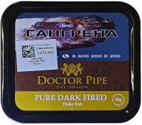 Трубочный табак Doctor Pipe Pure Dark Fired Flake Cut 50 гр банка