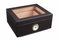 Хьюмидор Tom River на 40 сигар со стеклом, Эбеновое дерево (уценка)