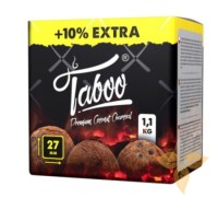Уголь кокосовый TABOO C27 (64x10) 1,1 кг