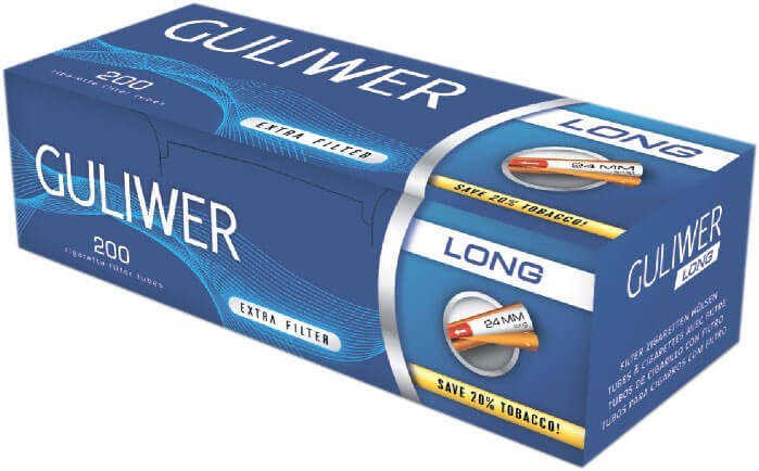 Гильзы сигаретные GULIWER Long 200
