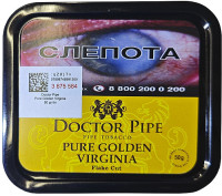Трубочный табак Doctor Pipe Virginia Pure Gold Flake Cut 50 гр банка