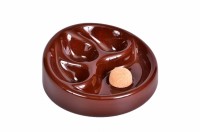 Пепельница LUBINSKI на 3 трубки, керамика