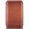 Чехол P&A на 4 сигары Робусто, натуральная кожа и кедр