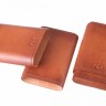 Чехол P&A на 4 сигары Робусто, натуральная кожа и кедр