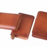Чехол P&A на 4 сигары Робусто, натуральная кожа и кедр
