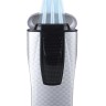 Зажигалка сигарная Colibri Monaco тройное пламя, серебристый карбон