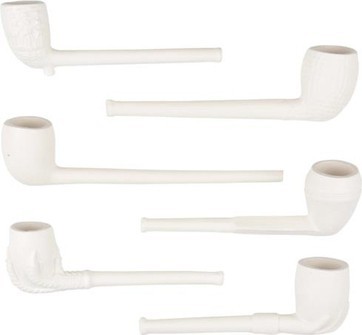 Трубка курительная из глины 401591 (Трубка)