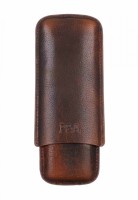 Чехол P&A на 2 сигары Черчилль, натуральная кожа