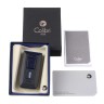 Зажигалка сигарная Colibri Slide (двойное пламя), черно-синяя