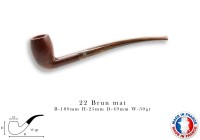 Трубка CHACOM Berlingot brun mat 22