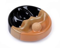 Пепельница Lubinski на 3 трубки, керамика (Италия)