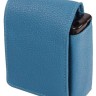 Футляр для пачки сигарет с кармашком для зажигалки,бирюзовая кожа