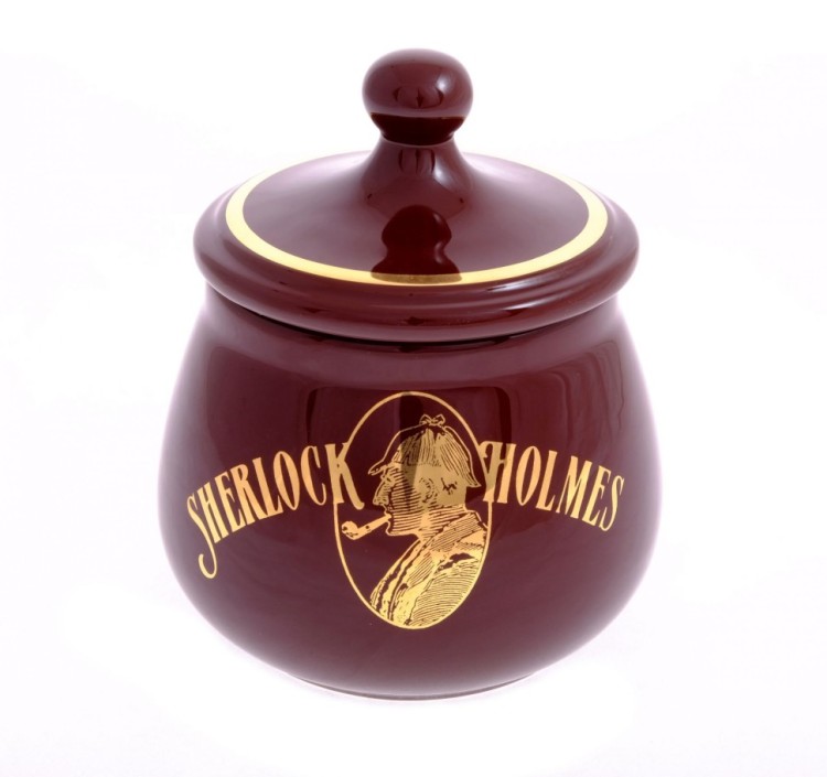 Банка для табака Lubinski "Шерлок Холмс", керамика, Италия